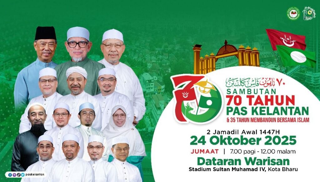 sambutan 70 tahun pas kelantan